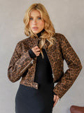 marrom animal print
