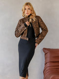 marrom animal print