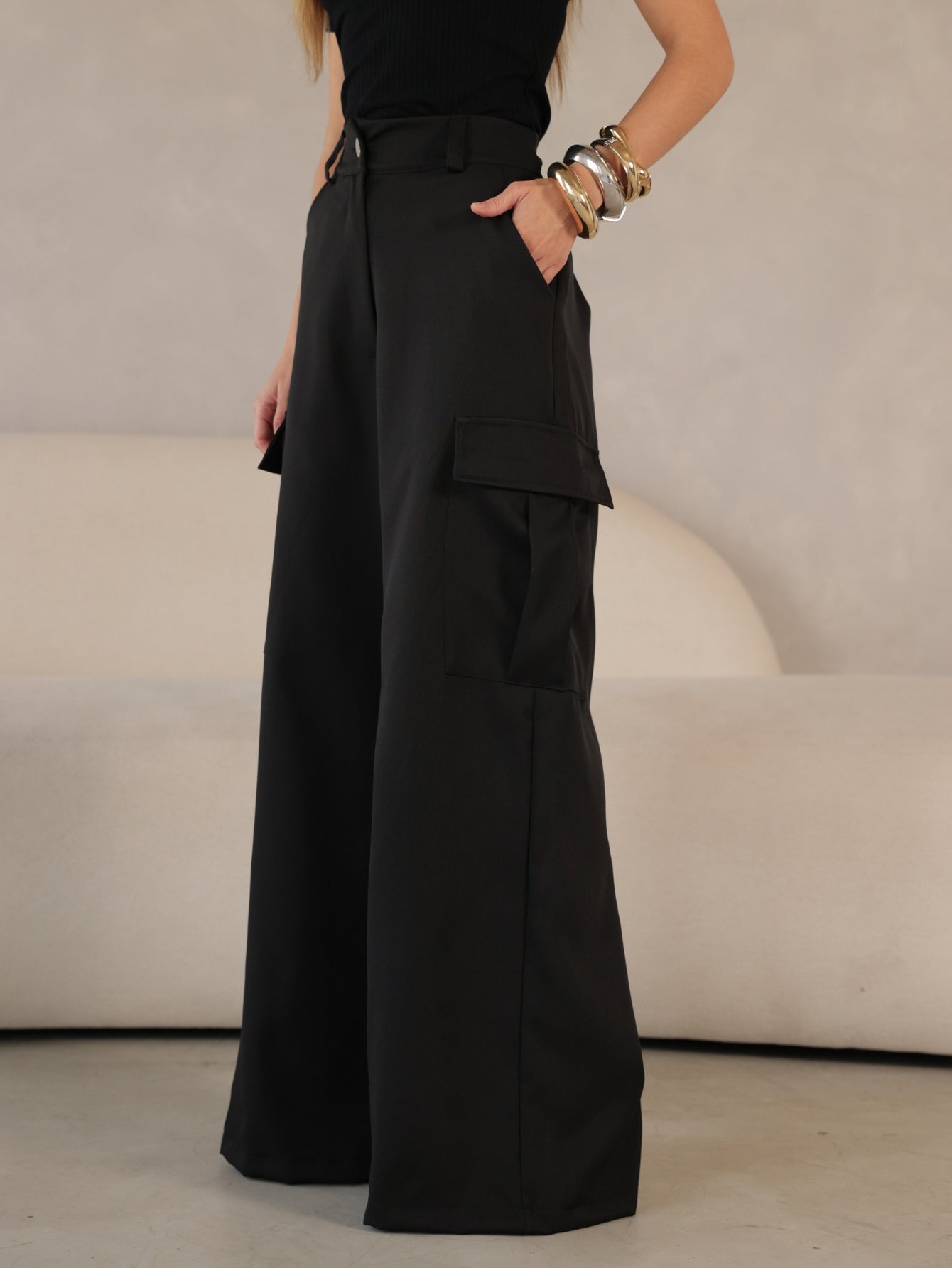 Calça Cargo Alfaiataria - Raquel