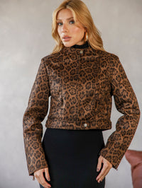 marrom animal print