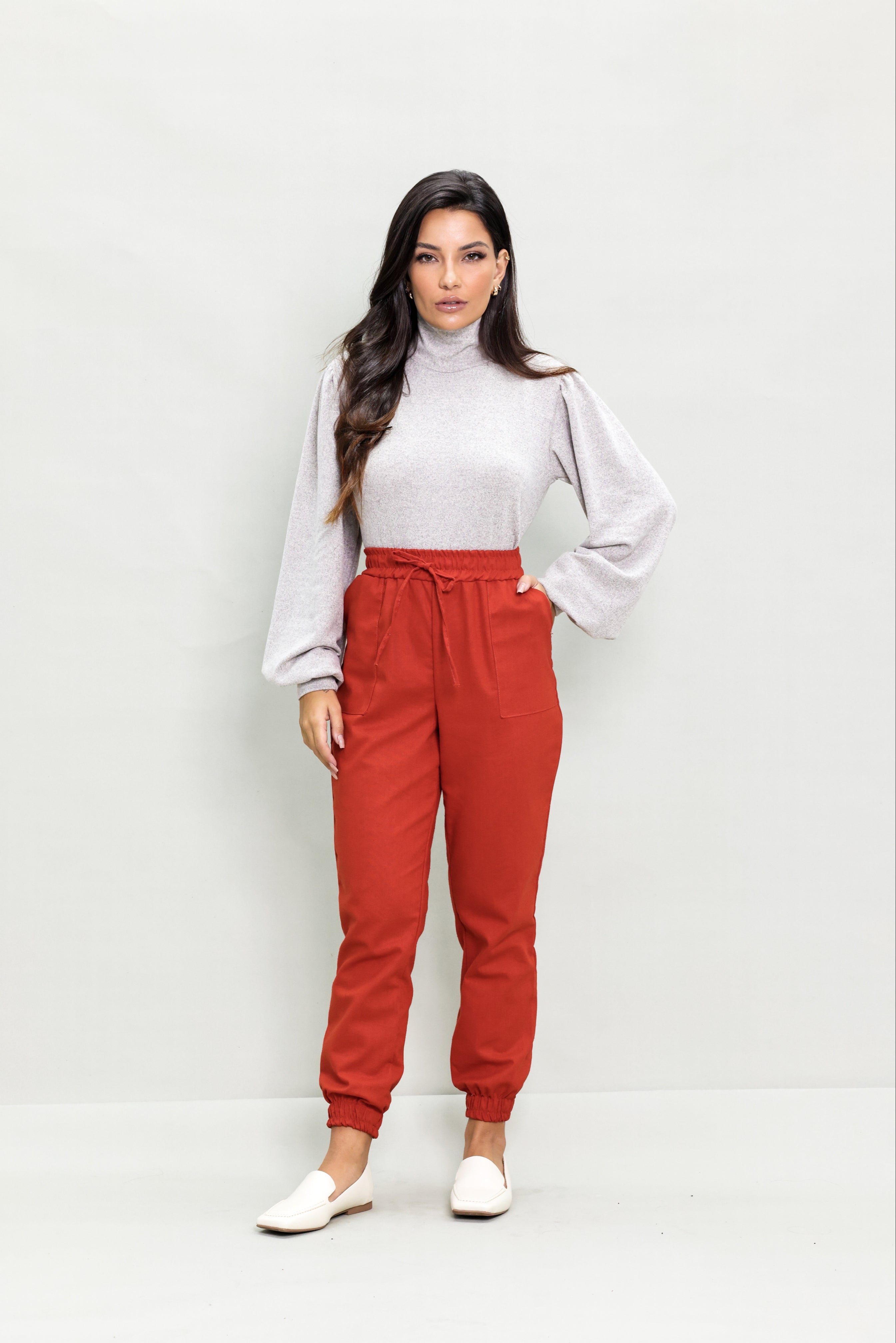 Calça Jogger linho