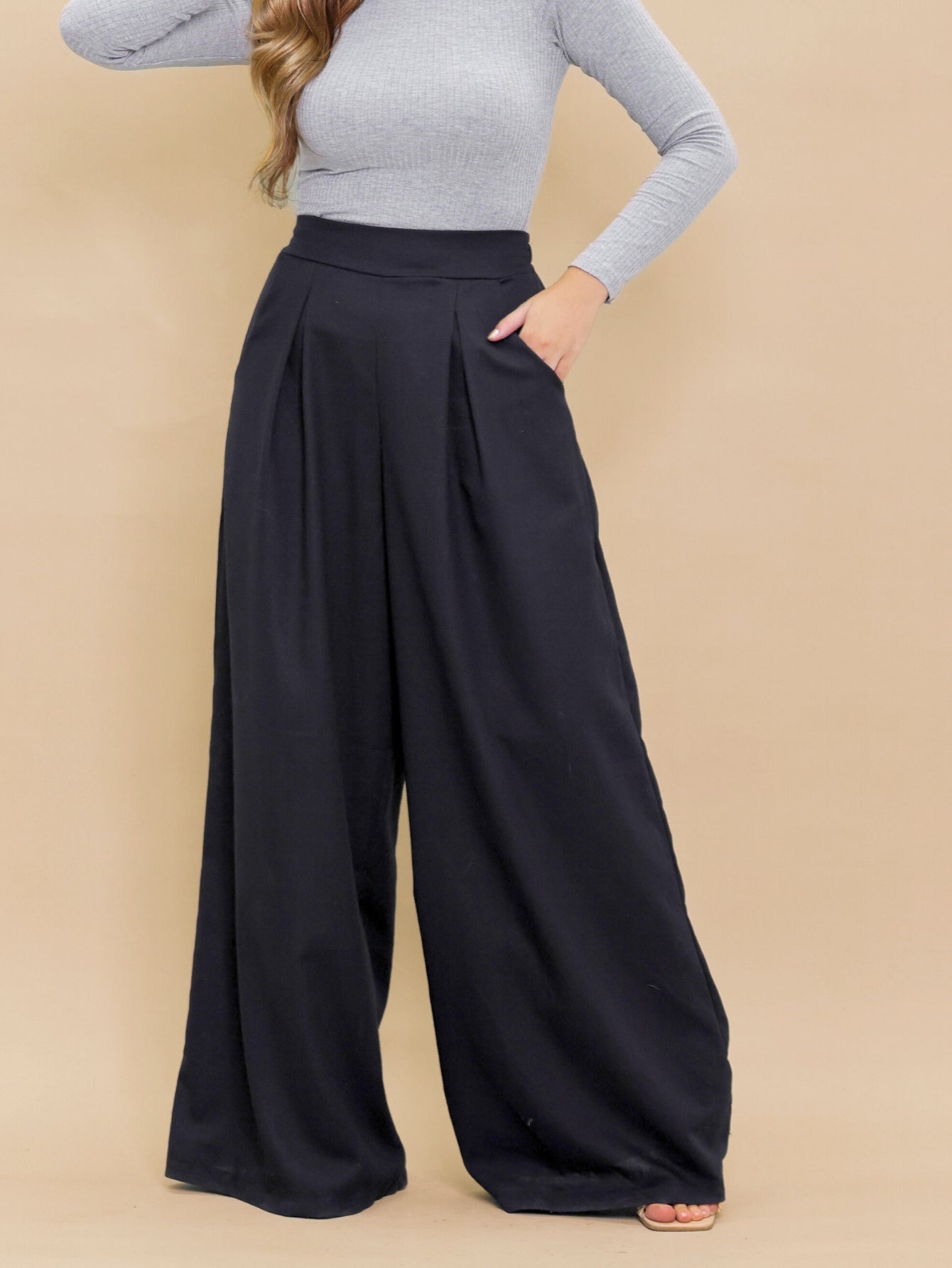 Calça Carmela - Pantalona Linho