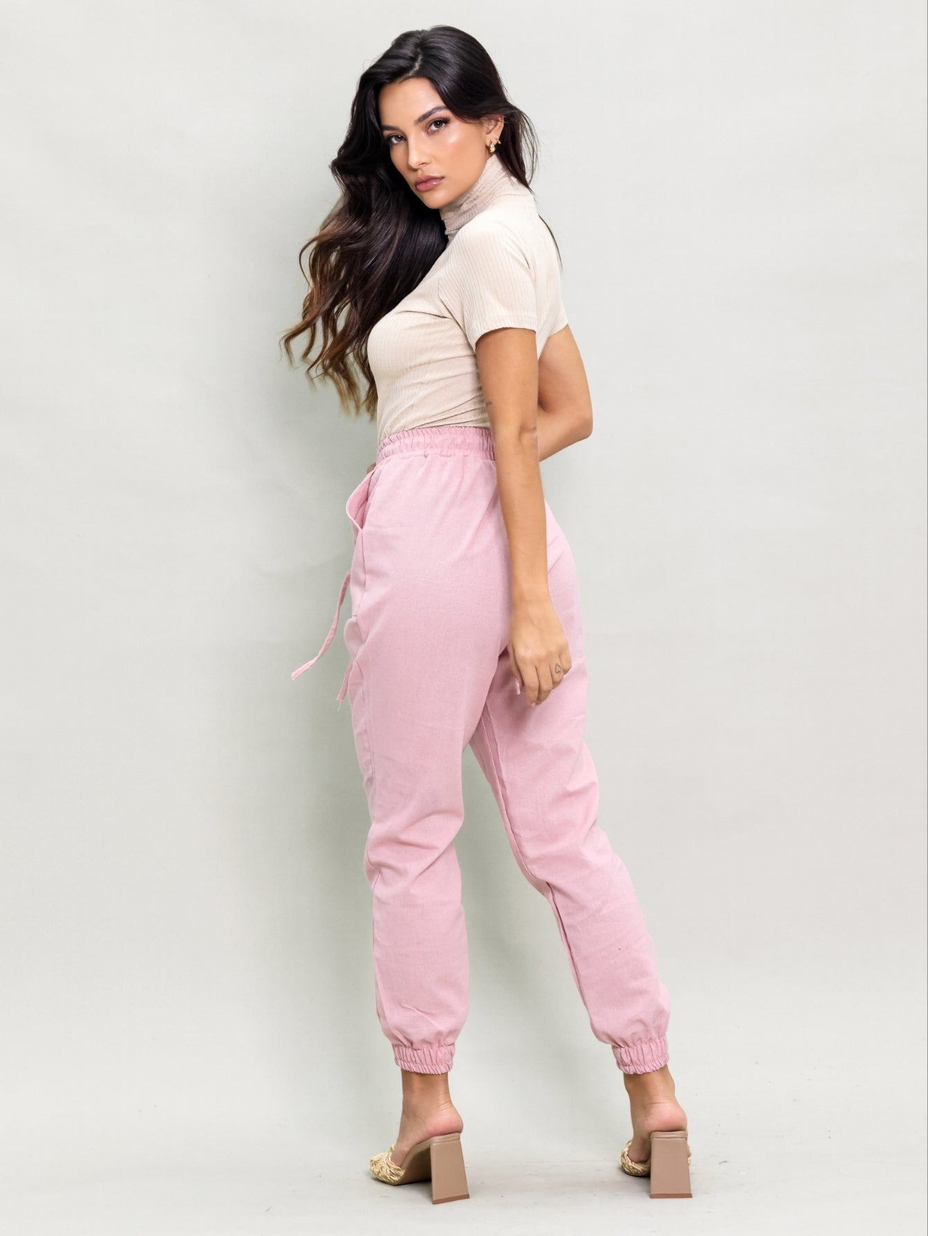 Calça Jogger linho