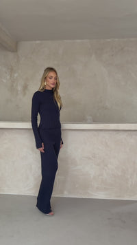 Stories de Conjunto modal blusa manga longa com dedinho e calça reta elegante comfy Boreal