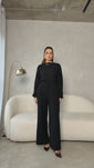 Stories de Conjunto tricot mousse Comfy 2 pecas calça reta e blusa sofisticado básico e versátil Nevada
