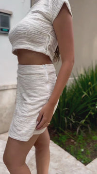 Stories de Conjunto Blair - Tweed Shorts Saia