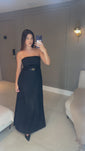 Stories de Vestido Longo de Linho Tomara que Caia Mayara