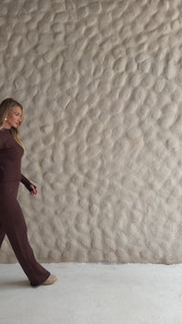 Stories de Conjunto modal blusa manga longa com dedinho e calça reta elegante comfy Boreal