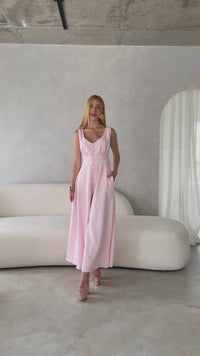 Stories de Vestido Midi Regata Alfaiataria Meike