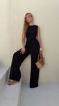 Stories de Macacão Pantalona Feminino Alfaiataria com Amarração Sandra