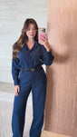 Stories de Conjunto Alfaiataria Viscose Dominique Camisa e Calça Reta - Naomi