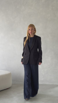Stories de Blazer estruturado Alfaiataria Forrado com Botão - Cristal