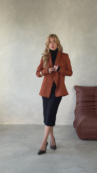 Stories de Blazer Alfaiataria acinturado Camila