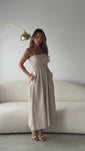 Stories de Vestido Longo Busto Elastex Linho Ariel