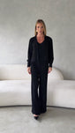 Stories de Conjunto 3 pecas tricot mousse regata casaqueto manga longa slim e calça reta comfy Austria