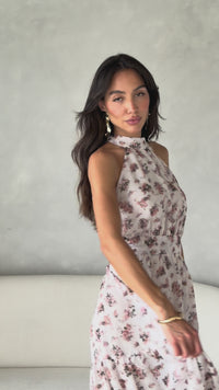 Stories de Vestido Longo  Estampado Chifon Michelle