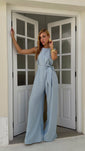 Stories de Macacão Pantalona Feminino Alfaiataria com Amarração Sandra