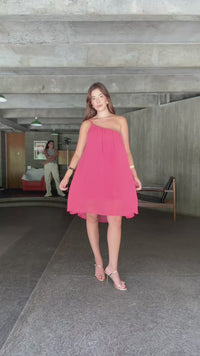 Stories de Vestido Manga Unica Fluido Curto Liliane